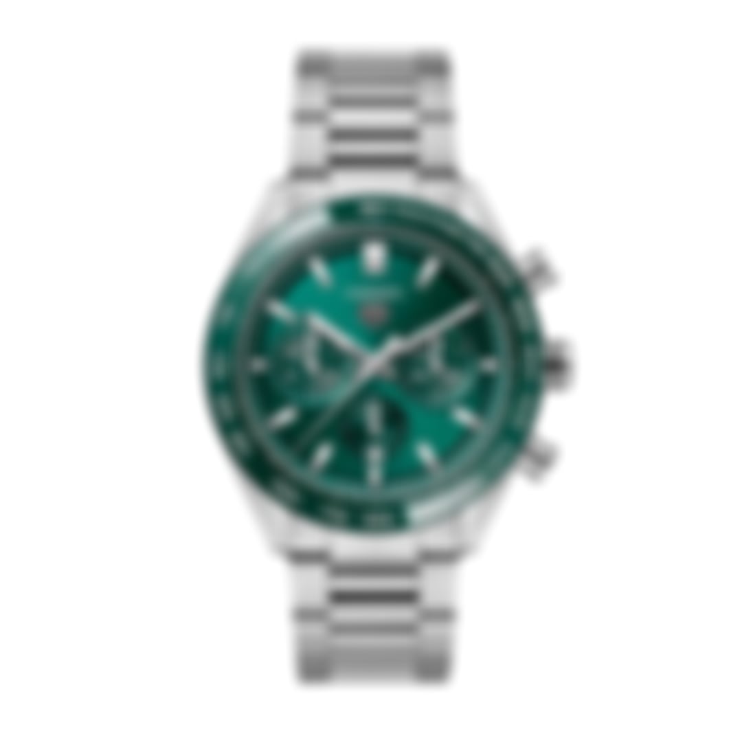 TAG Heuer Carrera Chronograph – Emerald Green | Stainless Steel Bracelet