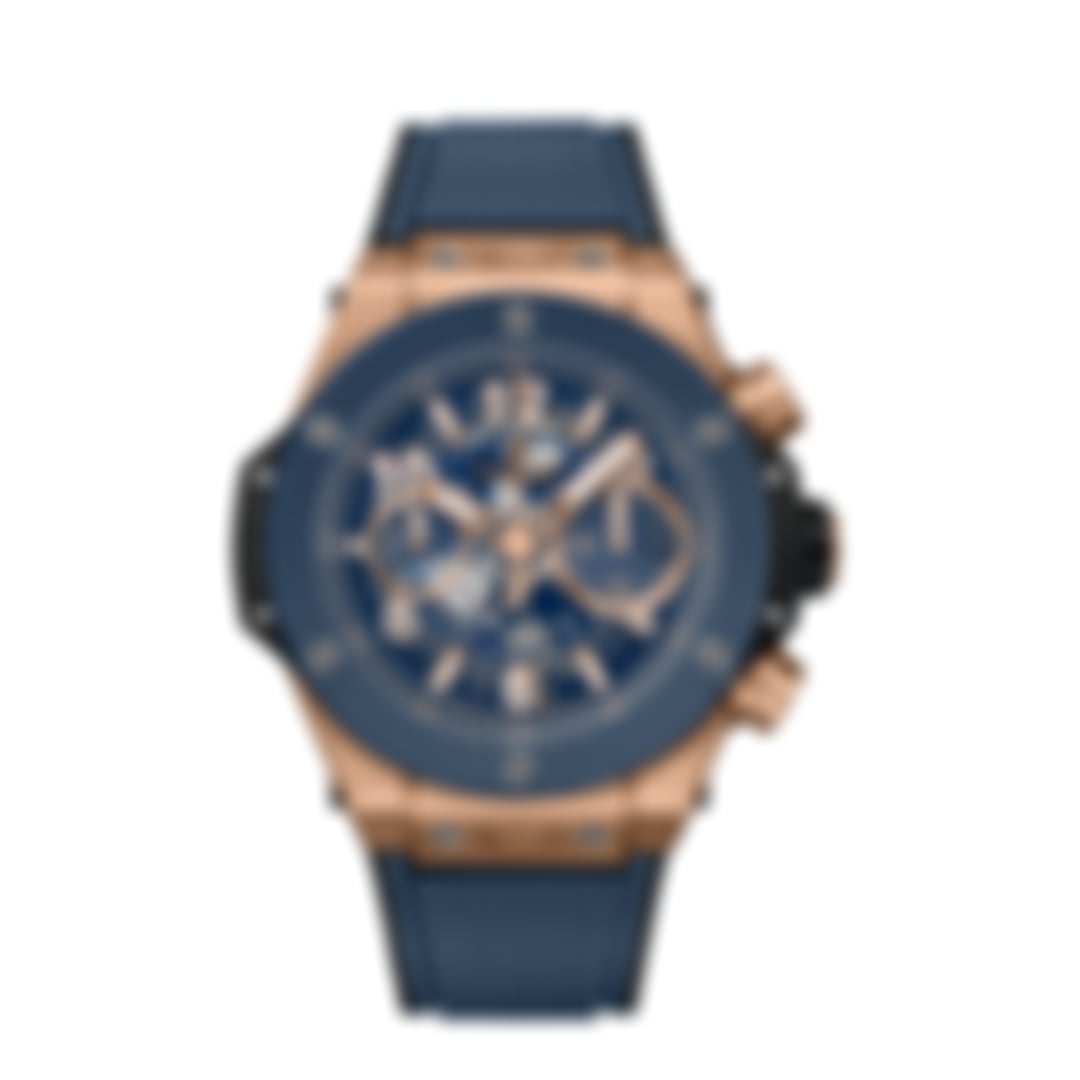 Big Bang Unico Blue Rose Gold Skeleton