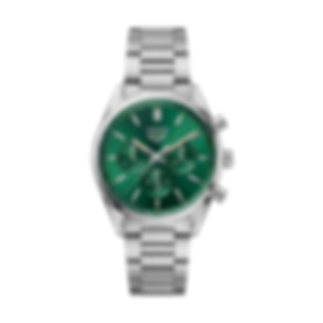 TAG Heuer Carrera Chronograph – Emerald Green – Stainless Steel Bracelet