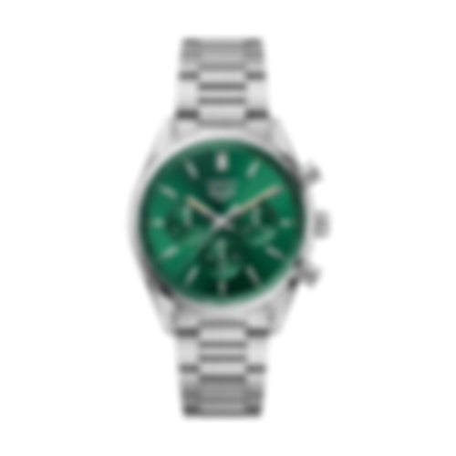 TAG Heuer Carrera Chronograph – Emerald Green – Stainless Steel Bracelet